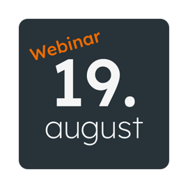 Webinar. 19. august