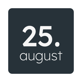 25. august