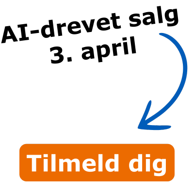 AI-drevet salg 3. april